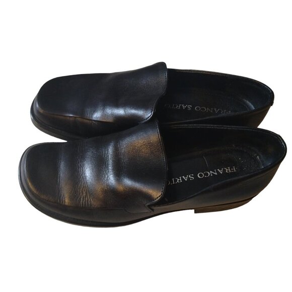 FRANCO SARTO FLEX WOMEN'S SIZE 6M L-BOCCA BLACK SLIP ON LOAFERS - Picture 2 of 7